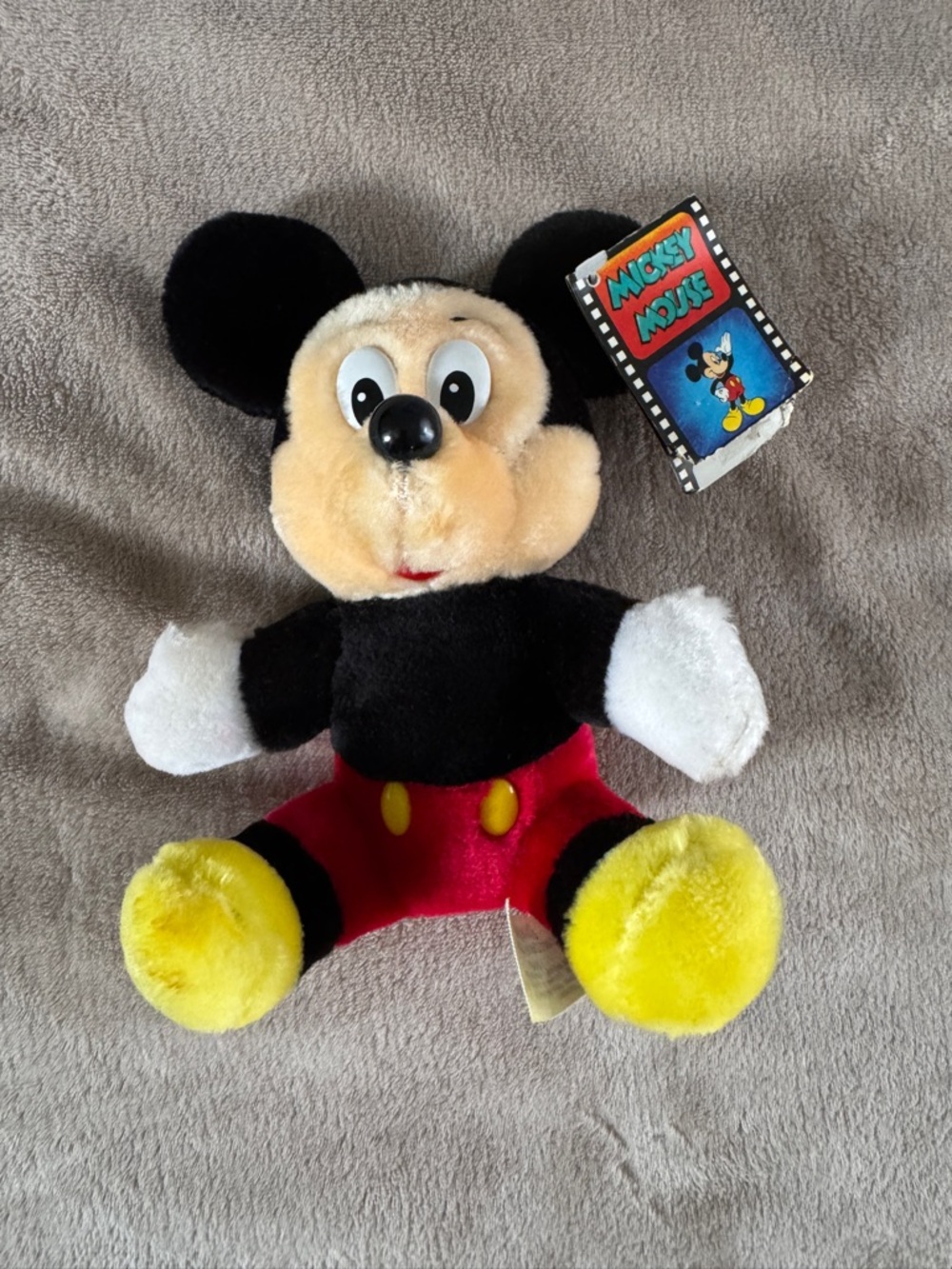 Disney Mickey Mouse Plush Vintage Disneyland Toy Retro Classic Collectible